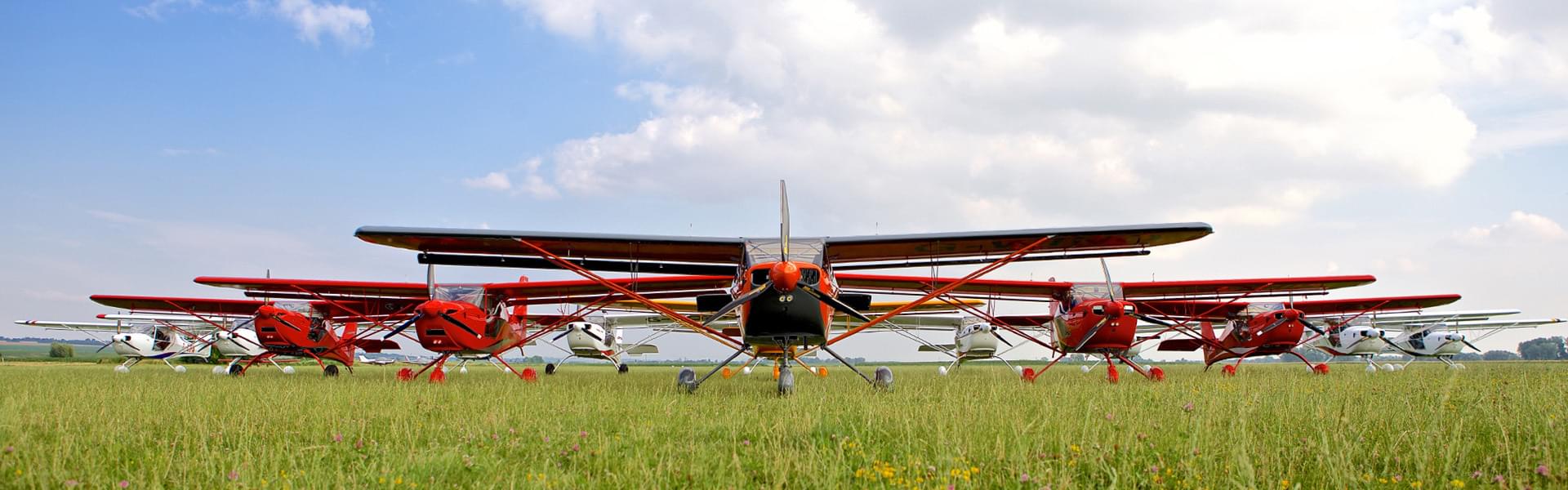 Ulm Eurofox escadrille au sol